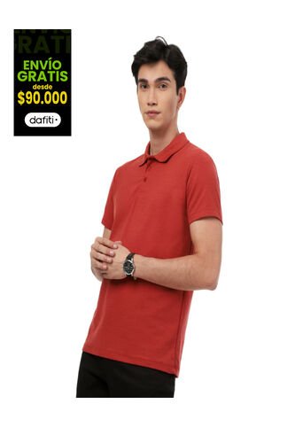 Polo Hombre Ostu  Café Poliéster 60110241-8997 Ostu