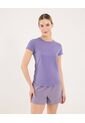 Camiseta Para Mujer Manga Corta Cuello Redondo Color Morado Marca Ostu #40092662 de Ostu