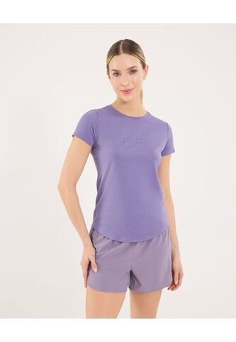 Camiseta Para Mujer Manga Corta Cuello Redondo Color Morado Marca Ostu #40092662 Ostu