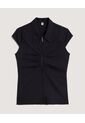Blusa  Para Mujer Manga Corta Color Negro Marca Ostu #40121252 de Ostu