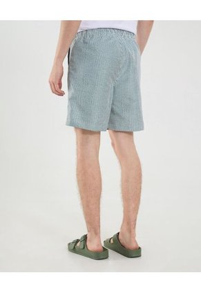 Ropa De Playa Para Hombre Pantaloneta De Baño Corta Color Azul Marca Ostu #60270050