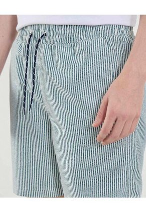 Ropa De Playa Para Hombre Pantaloneta De Baño Corta Color Azul Marca Ostu #60270050