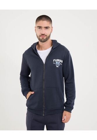 Buzo Para Hombre Zipper Color Azul Marca Ostu #60060566 Ostu