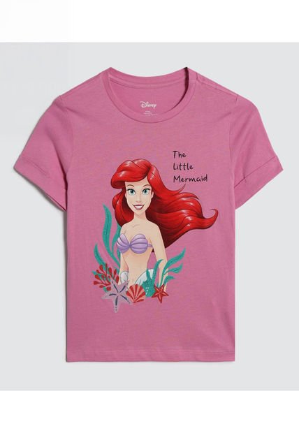 Camiseta Para Niña Manga Corta Color Rosa Marca Ostu #90090238
