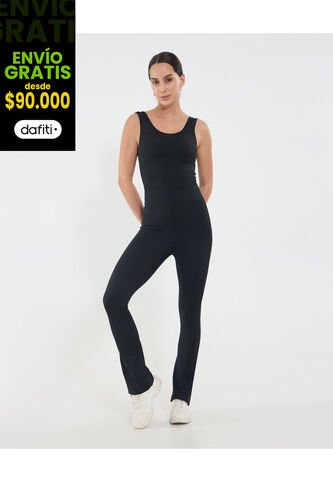 Enterizo Para Mujer Manga Sisa Color Negro Marca Ostu #40320130 Ostu