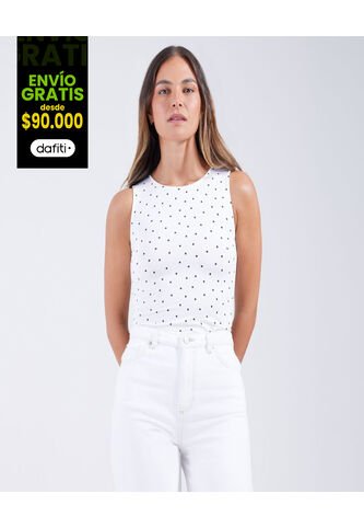 Body Para Mujer Manga Sisa Color Blanco Marca Ostu #40200088 Ostu