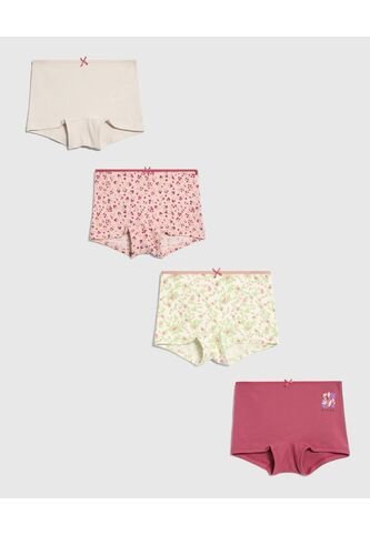 Ropa Interior Infantil Niña Boxer Color Rosa Marca Ostu #90180094 Ostu