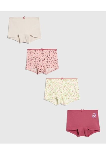 Ropa Interior Infantil Niña Boxer Color Rosa Marca Ostu #90180094