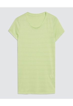 Camiseta Para Mujer Manga Corta Color Verde Marca Ostu #40091822