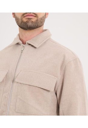 Chaqueta Para Hombre Bomber Color Arena Marca Ostu #60080179