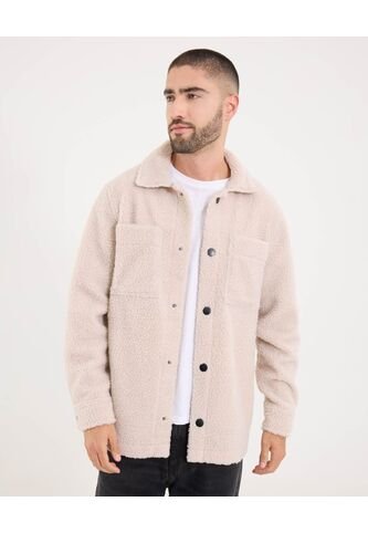 Chaqueta Para Hombre Abrigo Color Crema Marca Ostu #60080177 Ostu