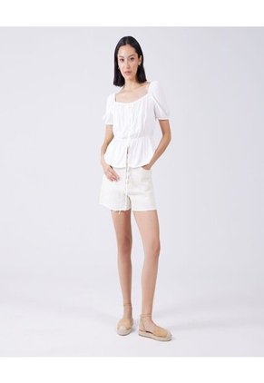 Short Para Mujer Color Blanco Marca Ostu #40190238