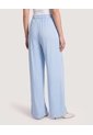 Pantalón Palazzo Fluido  Para Mujer Azul Ostu de Ostu