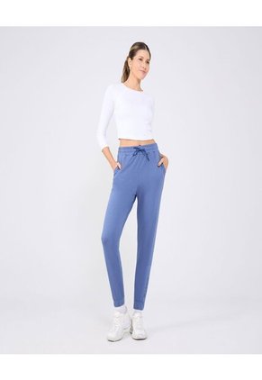 Pantalon Para Mujer Jogger Color Azul Marca Ostu #40070724