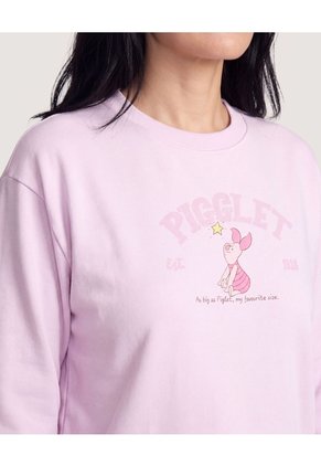 Buzo Piglet Dreamy Para Mujer Lila Ostu