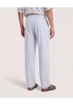 Pantalón De Moda Con Pinzas Para Hombre Gris Ostu