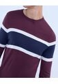 Saco Para Hombre Cuello Redondo Color Vino Marca Ostu #60330042 de Ostu