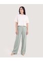Camiseta Crop Oversize  Para Mujer Crema Ostu de Ostu