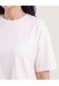 Camiseta Crop Oversize  Para Mujer Crema Ostu de Ostu