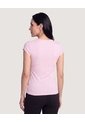 Camiseta Básica Con Botones  Para Mujer Lila Ostu de Ostu