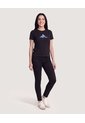 Camiseta Stitch Relax  Para Mujer Negro Ostu de Ostu