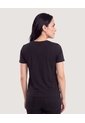 Camiseta Stitch Relax  Para Mujer Negro Ostu de Ostu