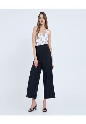 Top Para Mujer Cuello Redondo Color Crudo Marca Ostu #40220412