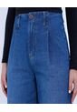 Jean Para Mujer Wide-Leg Minimal Color Azul Medio Marca Ostu #40160477 de Ostu