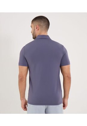 Polo Para Hombre Cuello Maquina Sin Bolsillo Color Morado Marca Ostu #60110813