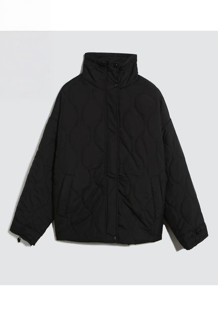 Chaqueta Para Mujer Acolchada Color Negro Marca Ostu #40080197
