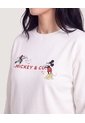Buzo Mickey Y Co Classic  Para Mujer Crema Ostu de Ostu