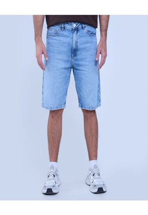 Bermuda Para Hombre  Color Azul Claro Marca Ostu #60100402