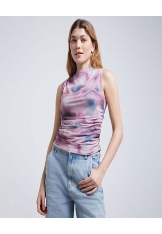 Camiseta Para Mujer Manga Sisa Color Rosa Marca Ostu #40092133 Ostu