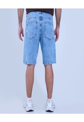 Bermuda Para Hombre  Color Azul Claro Marca Ostu #60100402