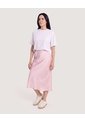 Camiseta Crop Oversize  Para Mujer Lila Ostu de Ostu