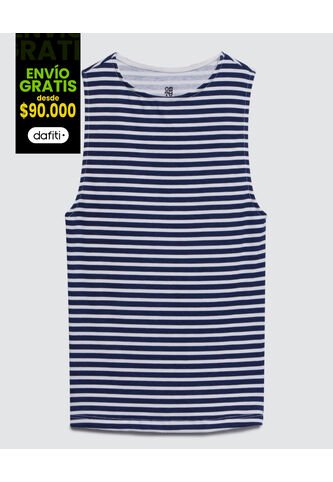 Camiseta Para Mujer Manga Sisa Color Azul  Marca Ostu #40091876 Ostu