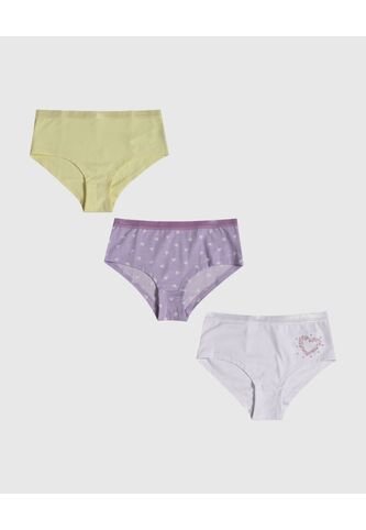 Ropa Interior Para Niña Panty Color Pack X Marca Ostu #90180054 Ostu