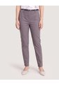 Pantalon Basico Tipo Chino  Para Mujer Gris Ostu de Ostu