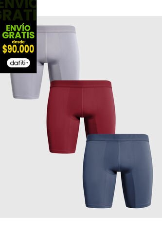 Pantaloncillo Para Hombre Boxer Filete Medio Microfibra Color Negro Marca Ostu #60000517 Ostu