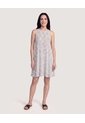 Vestido Sisa Silueta Fluida  Para Mujer Crema Ostu de Ostu