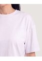 Camiseta Crop Oversize  Para Mujer Lila Ostu de Ostu