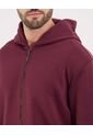 Buzo Para Hombre Zipper Color Vino Marca Ostu #60060563 de Ostu