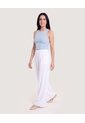 Tank Top Cuello Redondo  Para Mujer Azul Ostu de Ostu