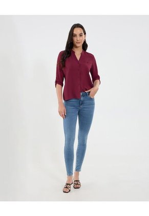 Jean Para Mujer Push Up Color Azul Marca Ostu #40160570