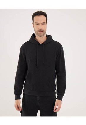 Buzo Para Hombre Hoodie Color Negro Marca Ostu #60060353