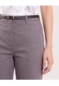Pantalon Basico Tipo Chino  Para Mujer Gris Ostu de Ostu