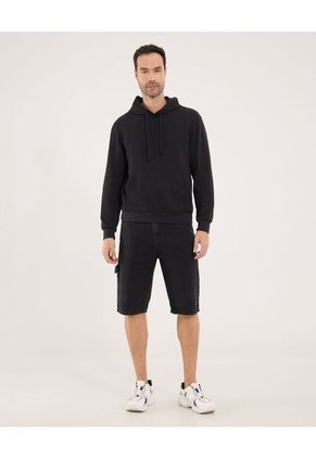 Buzo Para Hombre Hoodie Color Negro Marca Ostu #60060353