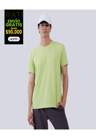 Camiseta Para Hombre Manga Corta Color Verde  Marca Ostu #60090966 Ostu