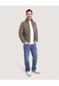 Chaqueta Acolchada Essential  Para Hombre Verde Ostu de Ostu