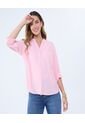 Blusa Para Mujer Manga 3/4 Color Rosa Marca Ostu #40121098 de Ostu